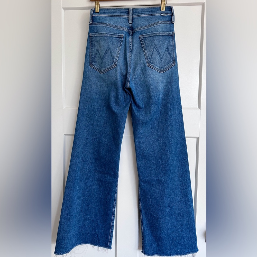 Mother 'The Tomcat Roller Fray' Wide-Leg Jean in Groovy Kind of Love | size 27 - Picture 5 of 11
